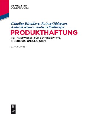 cover image of Produkthaftung